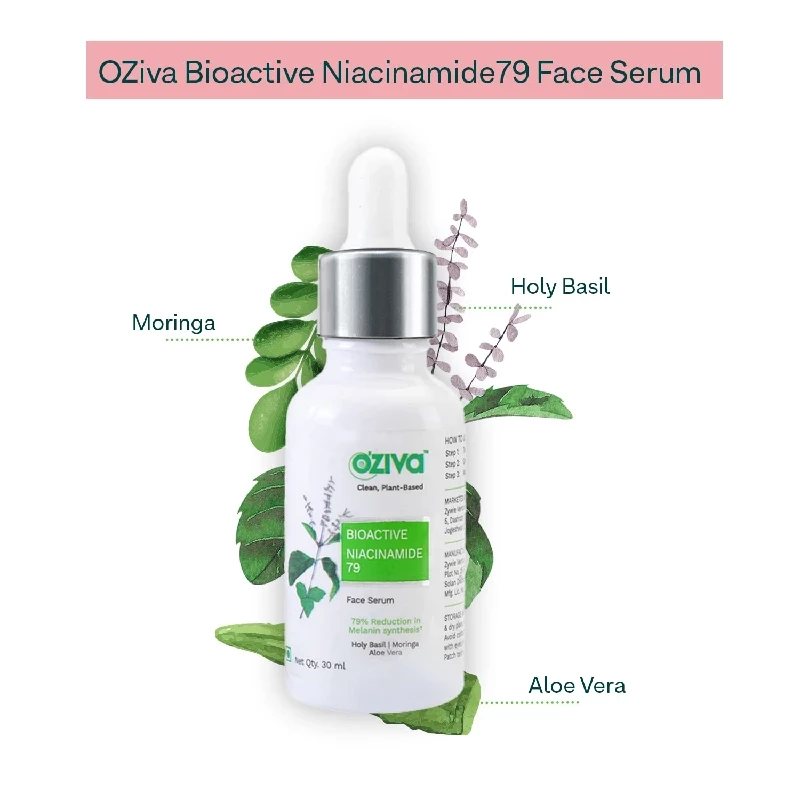 Oziva Bioactive Niacinamide79 Face Serum, 10 ml-2.webp